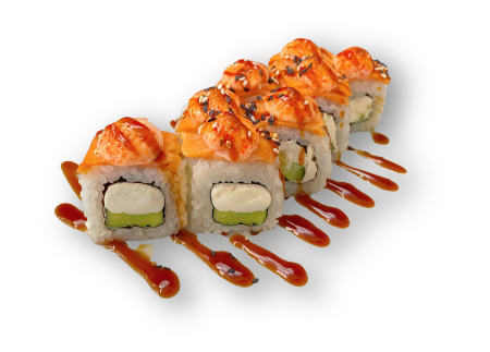 Ролл " Запеченный лосось" №09